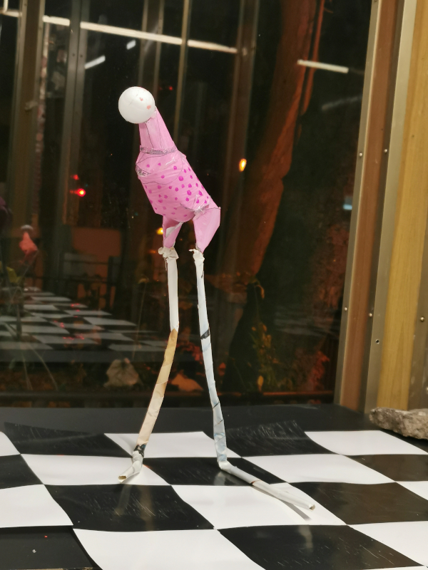 Pink with polka dots, it’s easy to look at the world with calm eyes.